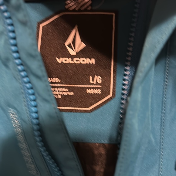 Volcom MENS DUA GORE-TEX JACKET - LIGHT BLUE - Picture 6 of 6